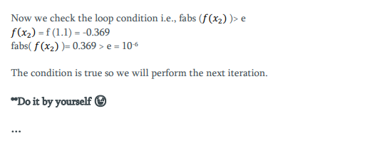 Regula Falsi Method Solved Example