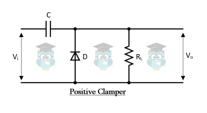 Positive clamper circuit diagram