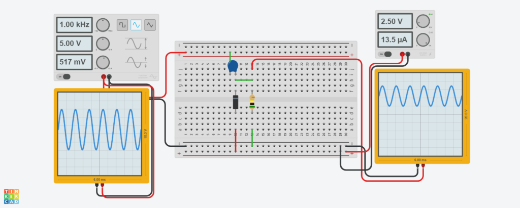 positive clamper with positive bias circuit